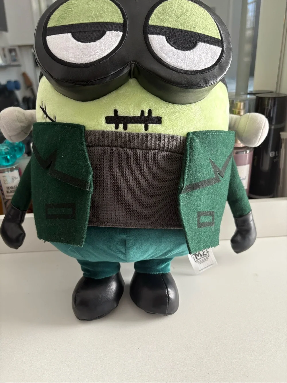 Green Minion Frankenstein Kids Costume Plush - Brand Unknown